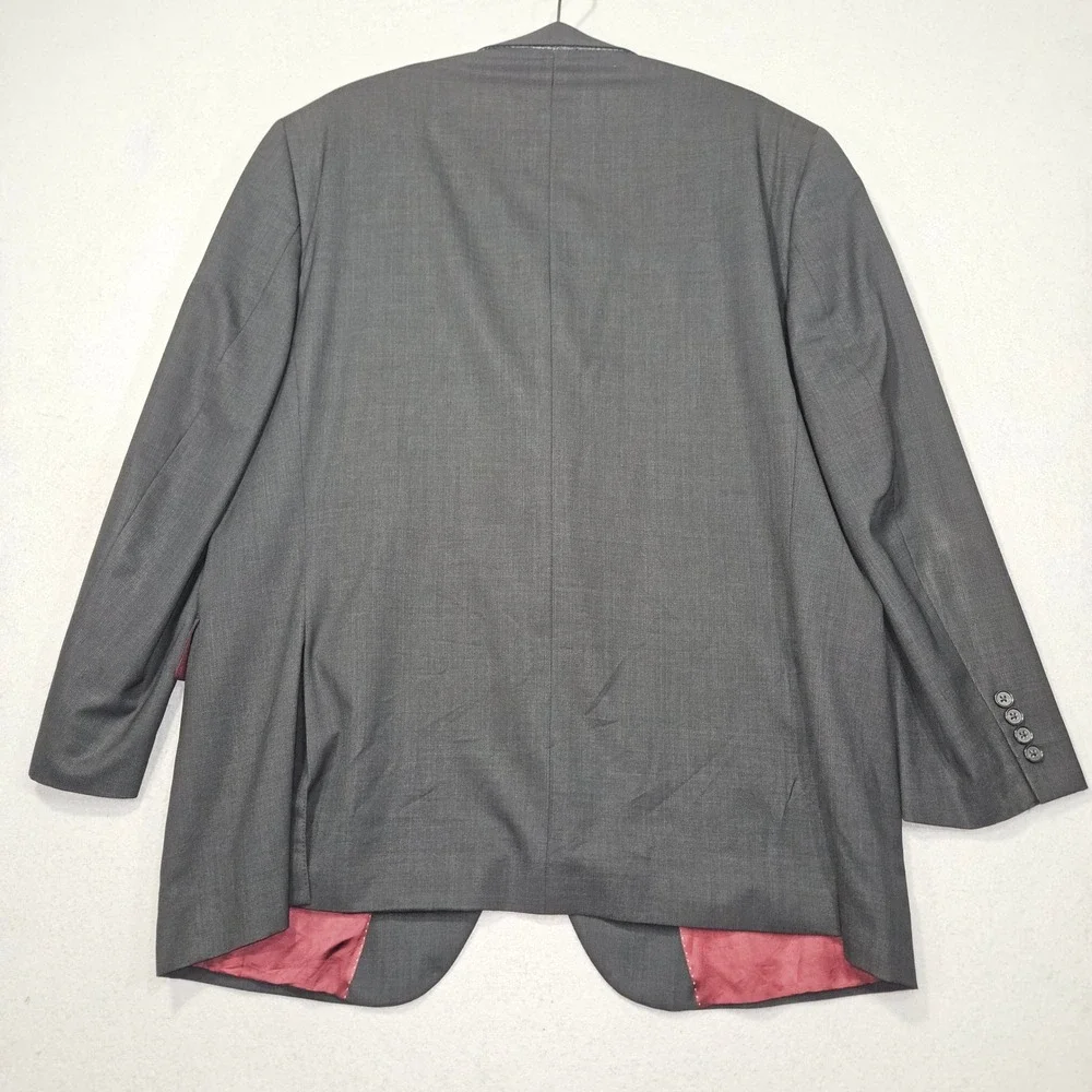 Jack Victor Exclusive Collection Marzotto Wool Blazer Jacket Grey Sz 46R
